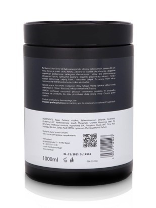 MONDY - Maska do włosów Color Shine 1 L "5"
