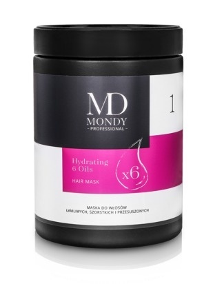 MONDY - Maska do włosów Hydrating 6 Oils 1 L "1"