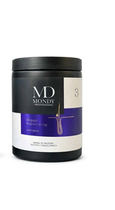 MONDY - Maska do włosów Repair, Regenerating 1 L "3"