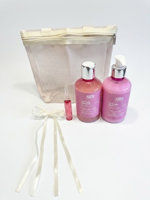 Zestaw Regenerujący do Włosów Shot Anti-Age + Elegancka Spinka Gratis! 
